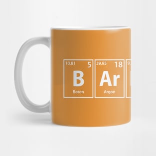 Barbecues (B-Ar-Be-Cu-Es) Periodic Elements Spelling Mug